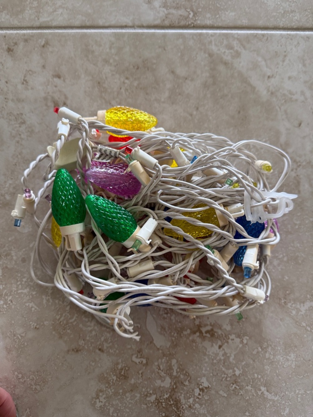Holiday Time Multi-Color LED Icicle String Lights - White Wire - Picture 4 of 4